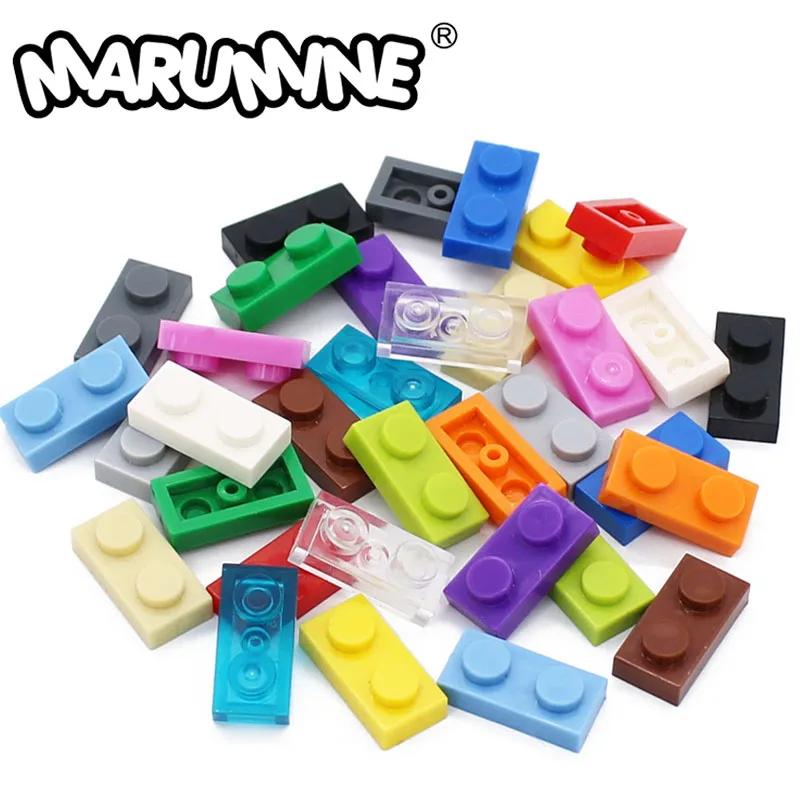 Marumine 1x2 ÷Ʈ  100PCS  Ϻ̽ ÷Ʈ 3023 ׼ 뷮 ǰ  Ŭ MOC  ϱ ̸